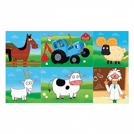 Блочный конструктор Синий трактор Блочный конструктор Синий трактор