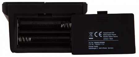 Метеостанция Bresser TemeoTrend STX с радиоуправлением, черная Метеостанция Bresser TemeoTrend STX с радиоуправлением, черная