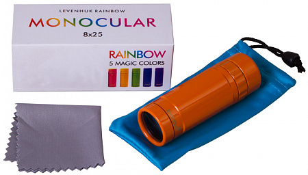 Монокуляр Levenhuk Rainbow 8x25 Sunny Orange