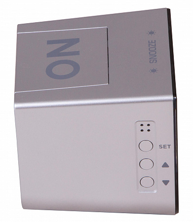 Часы настольные Bresser FlipMe Alarm Clock, серебристые Часы настольные Bresser FlipMe Alarm Clock, серебристые