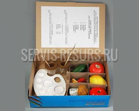 Комплект муляжей для рисования с палитрой Комплект муляжей для рисования с палитрой