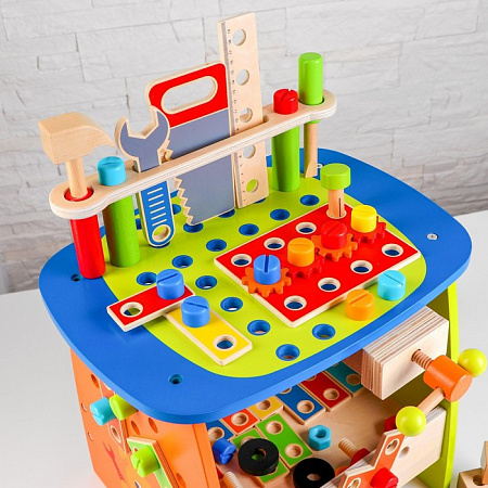 Игровой набор «Столярная мастерская», 89 деталей, 79 × 29,5 × 31 см