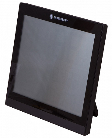 Метеостанция (настенные часы) Bresser TemeoTrend JC LCD с радиоуправлением, черная Метеостанция (настенные часы) Bresser TemeoTrend JC LCD с радиоуправлением, черная