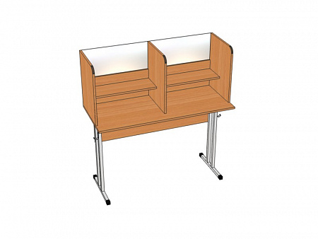 Двухместный стол для лингафонного кабинета. Л.2