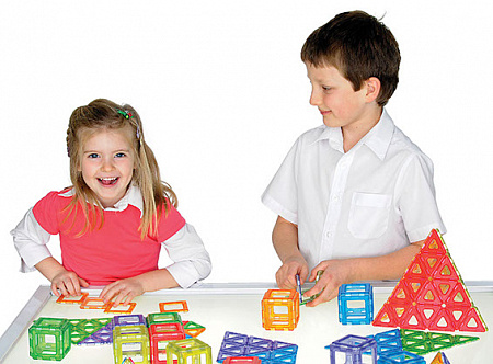 НАБОР ПОЛИДРОН МАГНИТНЫЙ   «ДОПОЛНИТЕЛЬНЫЕ ЦВЕТА»