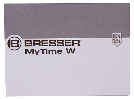Часы настольные Bresser MyTime W Color LED, черные Часы настольные Bresser MyTime W Color LED, черные