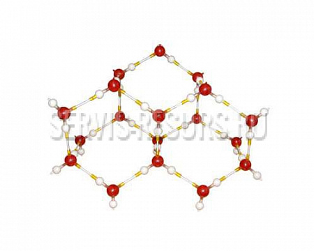 Кристаллическая решетка льда Кристаллическая решетка льда