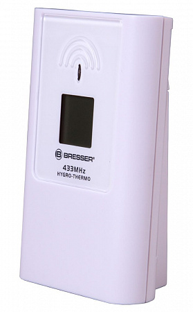 Метеостанция (настенные часы) Bresser TemeoTrend JC LCD с радиоуправлением, черная Метеостанция (настенные часы) Bresser TemeoTrend JC LCD с радиоуправлением, черная