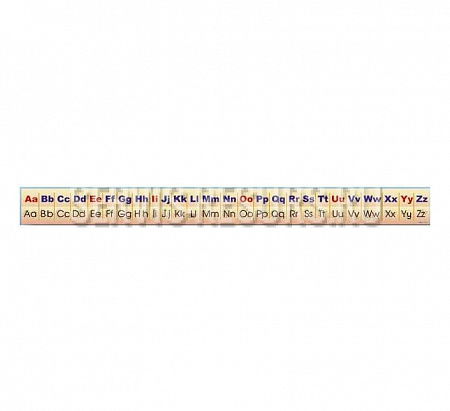 Стенд-лента «Алфавит» (по изучаемому языку) 4500х450 мм