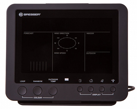 Метеостанция Bresser 5-в-1 с цветным дисплеем, черная