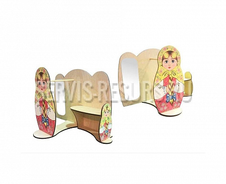 Уголок ряжения «Матрешечка» М 06. 08 Уголок ряжения «Матрешечка» М 06. 08