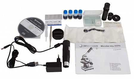 Микроскоп цифровой Bresser Junior 40x–1024x, в кейсе Микроскоп цифровой Bresser Junior 40x–1024x, в кейсе