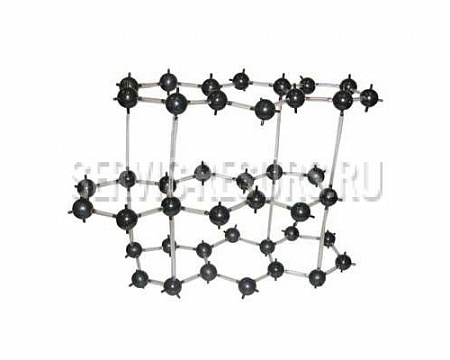 Кристаллическая решетка графита Кристаллическая решетка графита