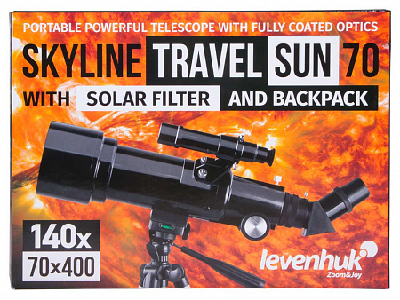 Телескоп Levenhuk Skyline Travel Sun 70