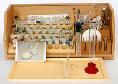 Микролаборатория для химического эксперимента с ППГ и набором керамики