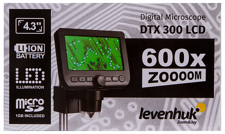 Микроскоп цифровой Levenhuk DTX 300 LCD